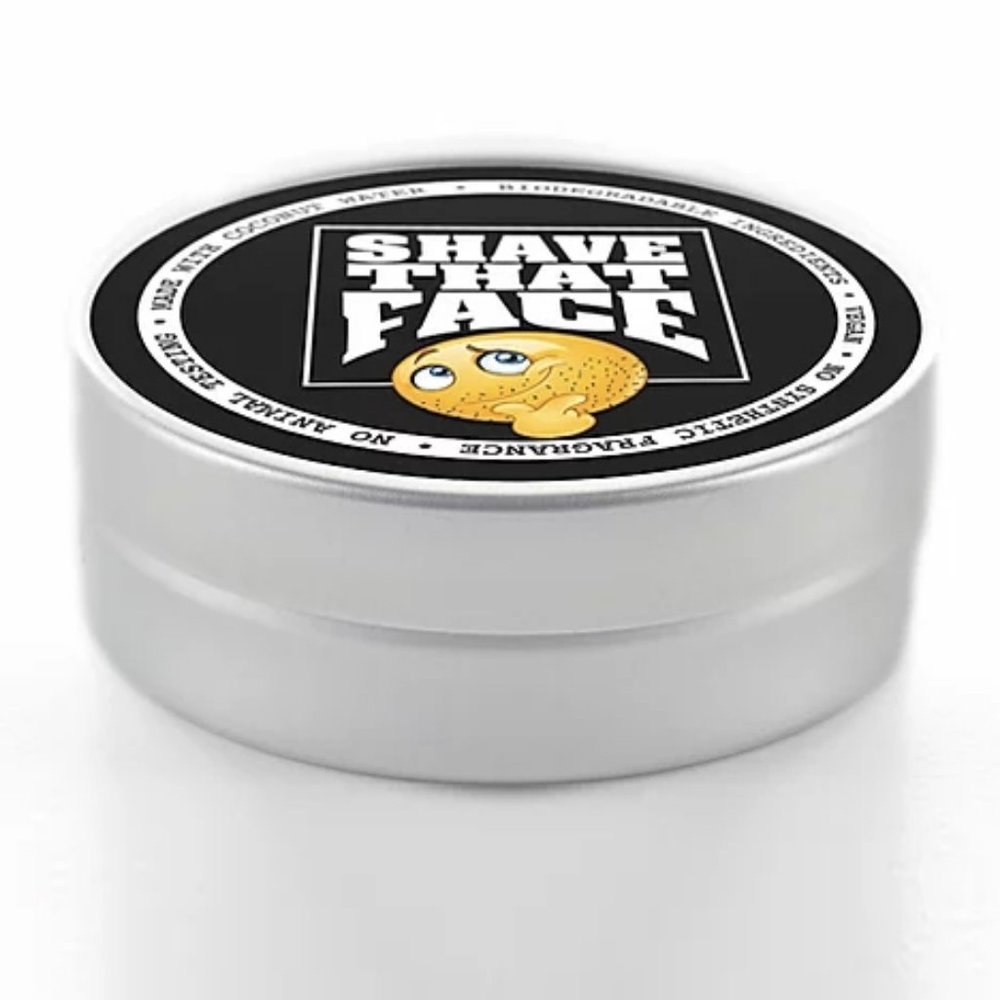 SHAVE THAT FACE Men's Shaving Cream 4oz Tin - Picture 6 of 7